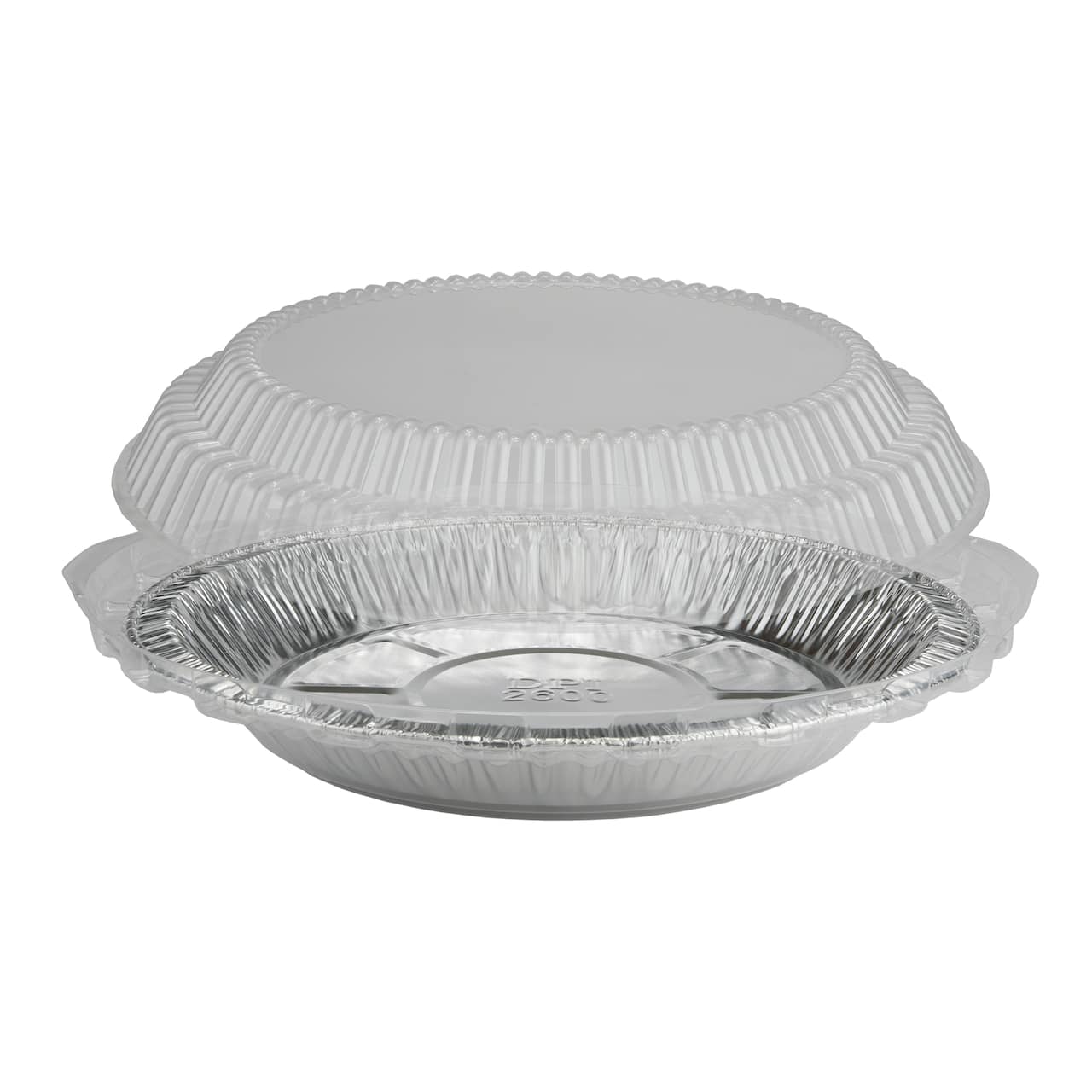 Silver Lining by Durable Packaging Foil Pie Pans with Dome Lids, 2ct.